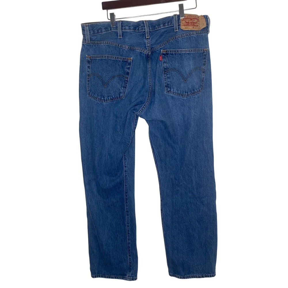 Vintage Levis 501 Jeans Mens W40 L32 (38x31) Button Fly Straight Leg Red Tab 90'
